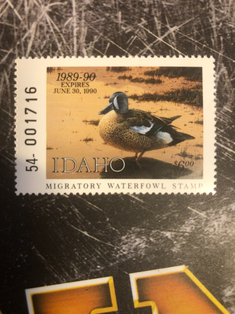 1989 Idaho State Duck Stamp,