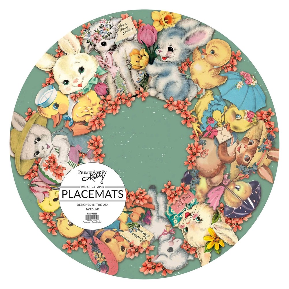 Vintage Easter Paper Placemat