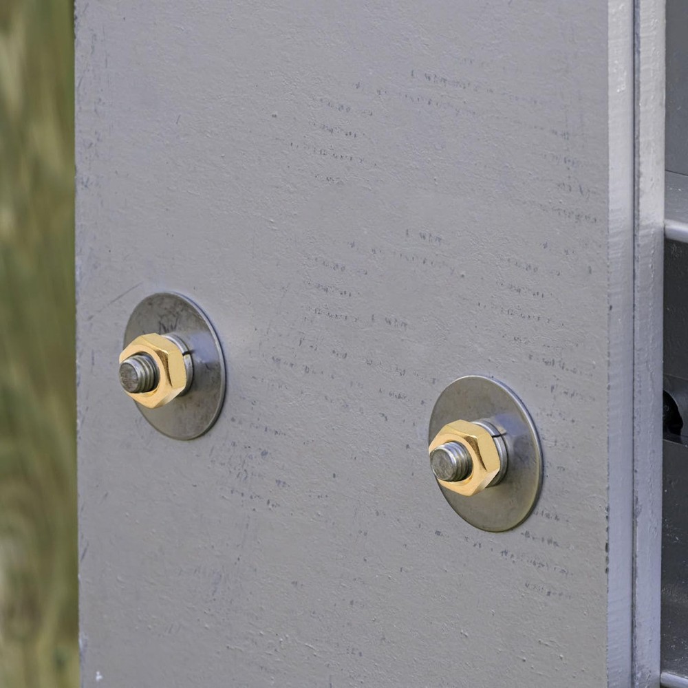 M3 Nut, 100Pcs Brass Hex Nuts, Internal Threaded Hexagon Hardware Nuts, Metri...