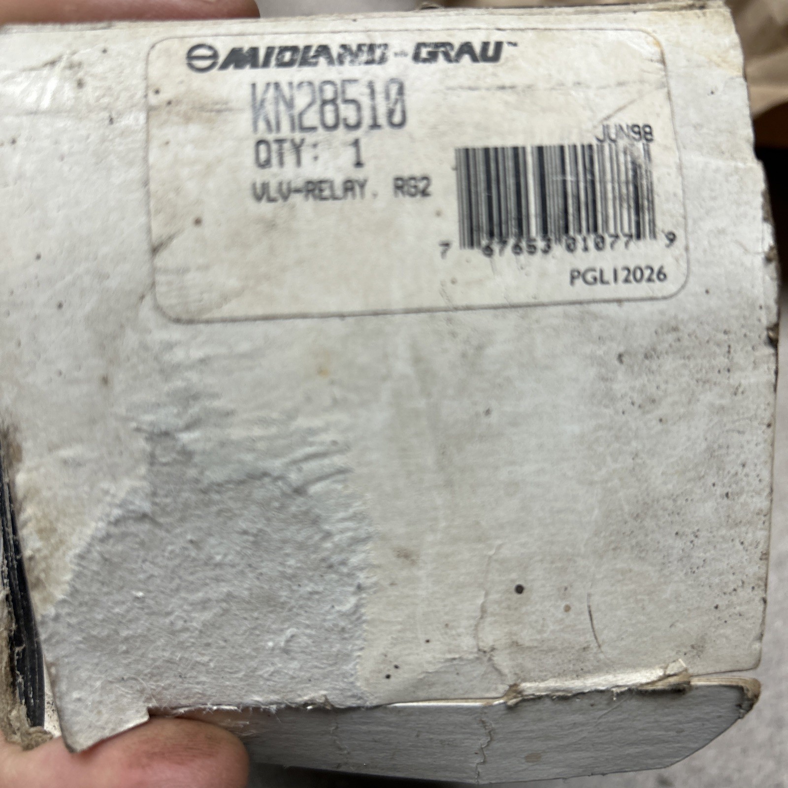 Relay Valve Trailer RG-2 Haldex Midland KN28510 Midland Grau