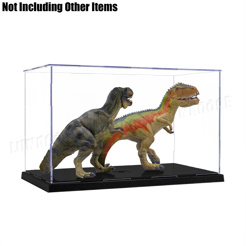 US 12.2" Self-Install Acrylic Plastic Display Box Showcase Protection Dustproof