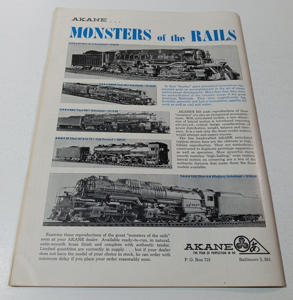 Model Railroader Magazine (January, 1963)