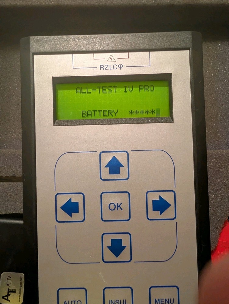All-Test IV Pro Motor Circuit Analyzer Updated Cells.