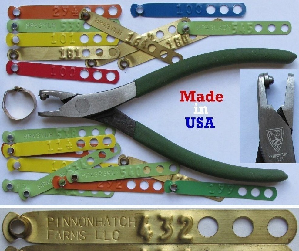 Leg Bands Customized Personalized Custom Chicken Poultry Leg ID Rings Tags