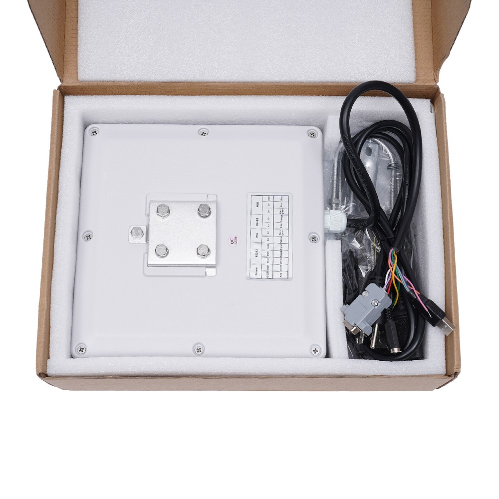 UHF RFID Long Range Card Reader Antenna Parking System Access Control 5M 8dbi