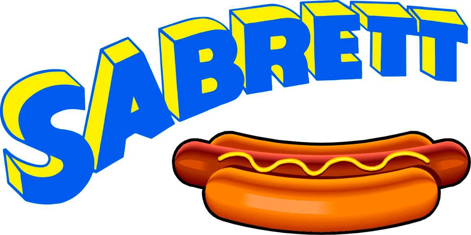 Sabrett Hot Dogs Concession Decal 14" Hotdog Restaurant Food Truck Vinyl Menu