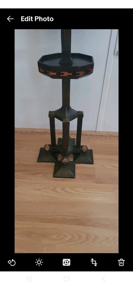 Game Table Antique with Hidden Draw Locks
