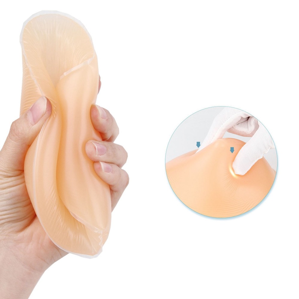 Silicone Bra Insert Pad Crossdress Transvestite Drop Shape Bra Insert Pad For
