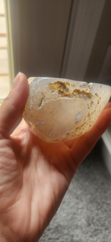 Polished Agate Crystal Bowl Decorative Display Piece