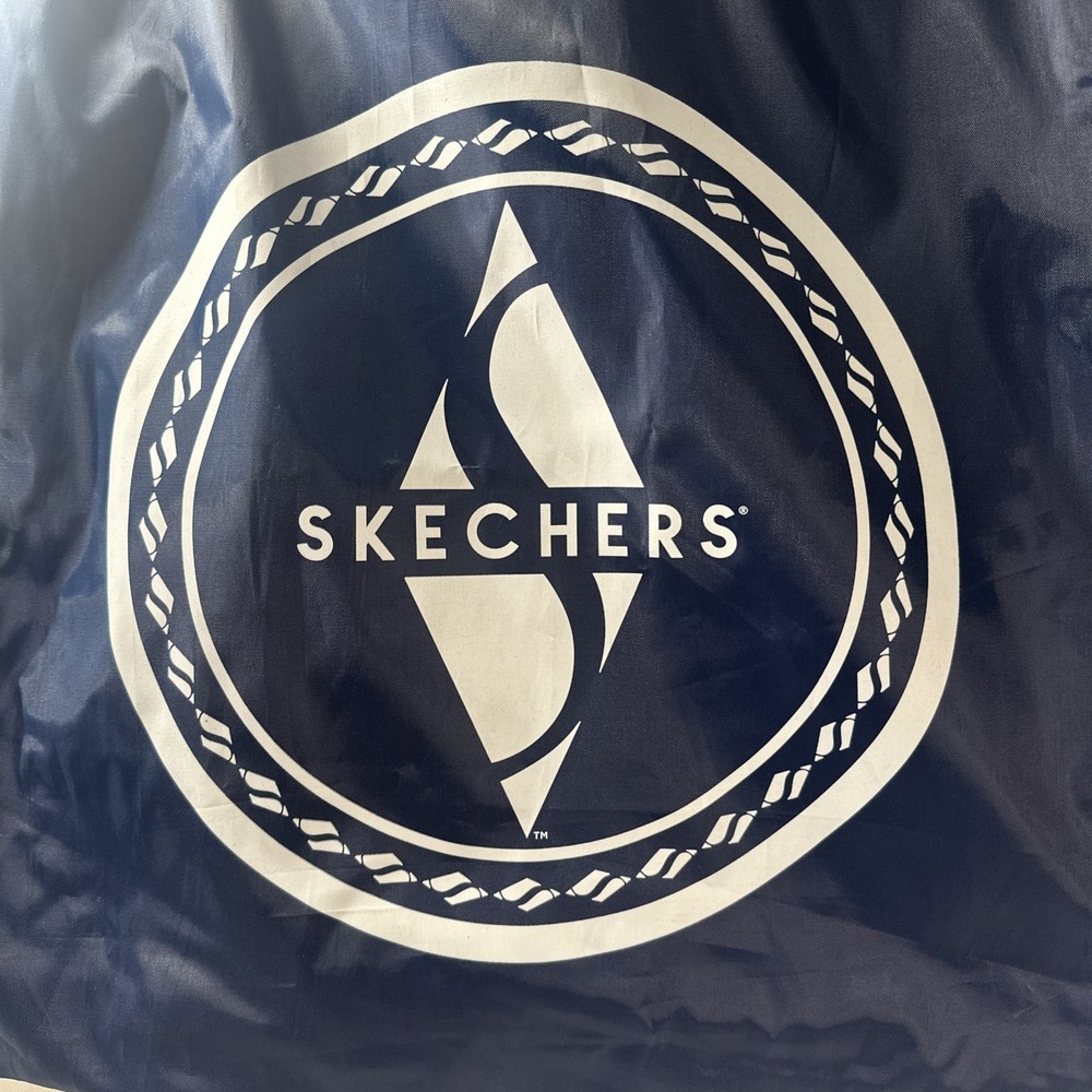 Skechers Drawstring Gym Bag Navy & White Polyester