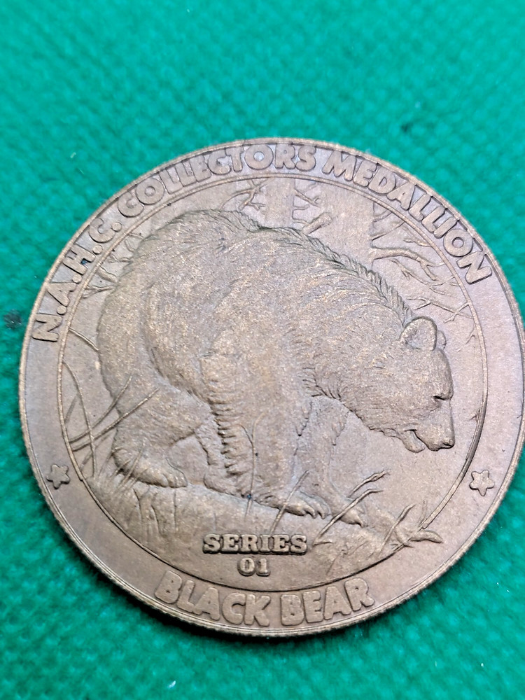 nahc collectors medallion BLACK BEAR