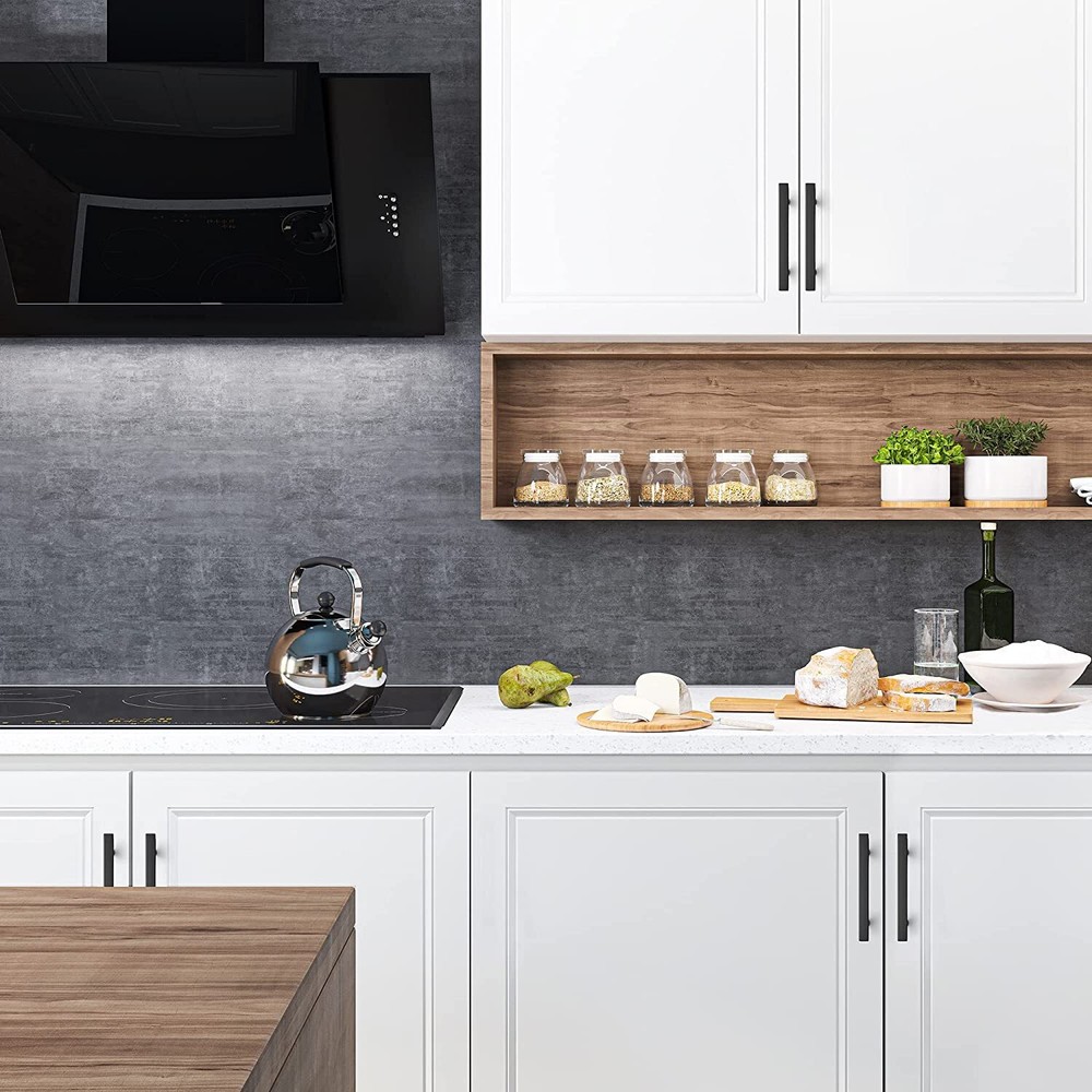 30Pack Black Kitchen Cabinet Pulls Stainless Steel Drawer T Bar Knobs Handles