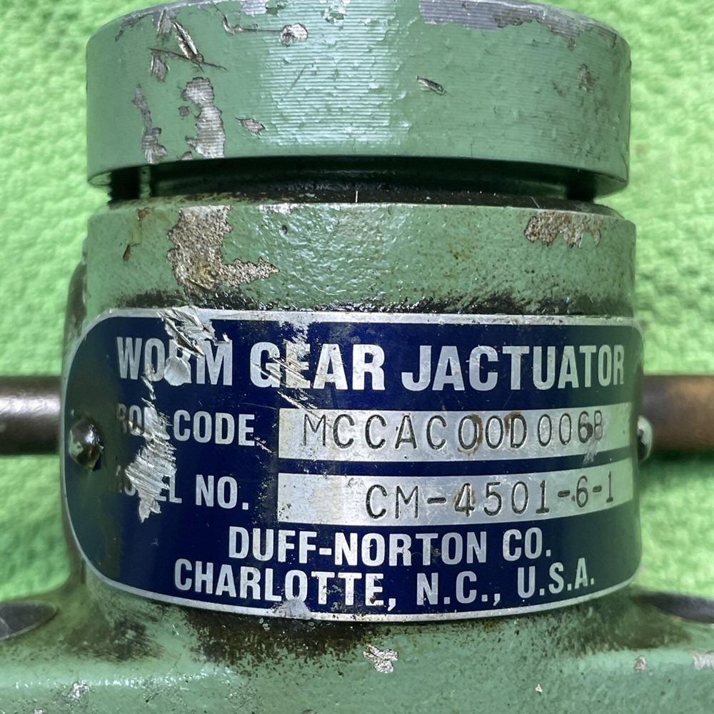 NEW DUFF-NORTON MCCAC00D006B WORM GEAR JACTUATOR