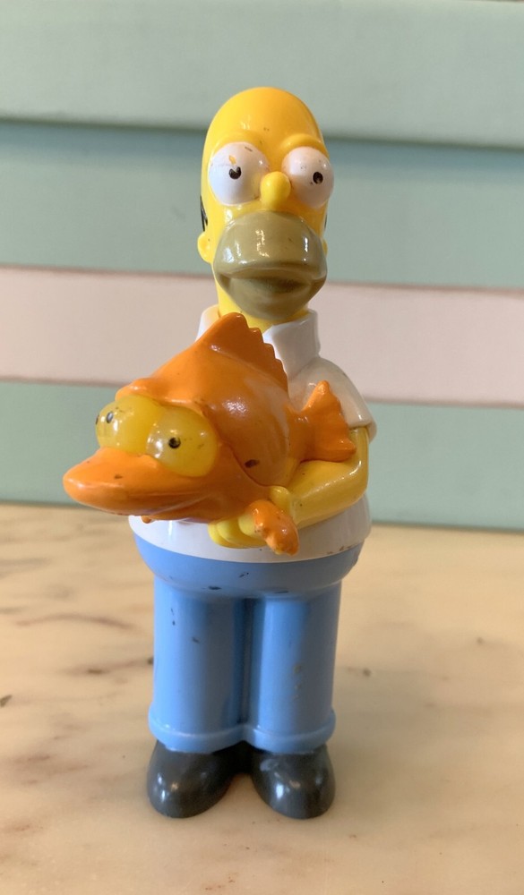 2009 HOMER SIMPSON DOLL WITH MUTANT FISH
