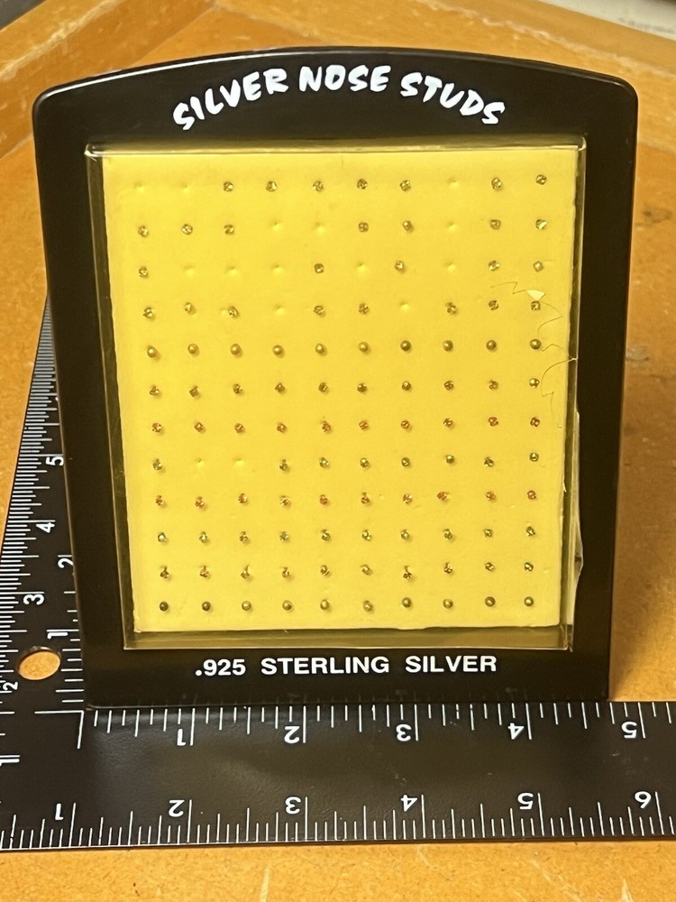 .925 Sterling Silver Nose Studs, (Small Tiny ) ~