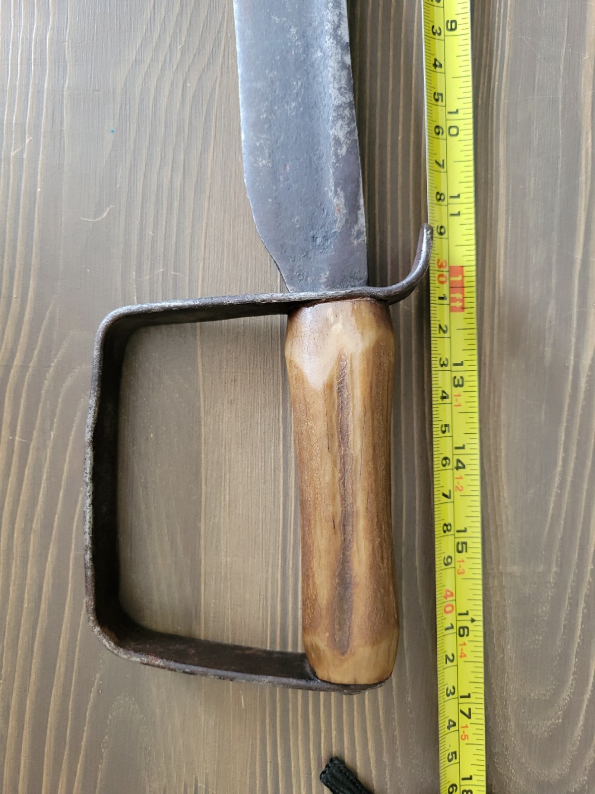 Civil War Confederate Field Made D-Guard Bowie Knife, Used