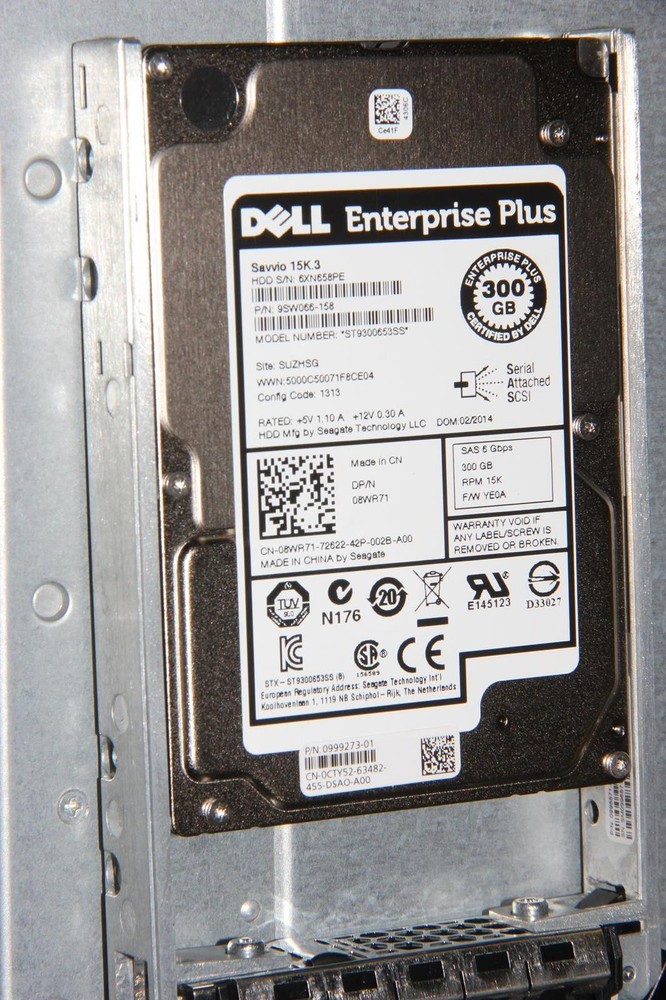 DELL Compellent SC4020 8.7TB Storage Array + 8G-FC-4 Controller "TESTED"