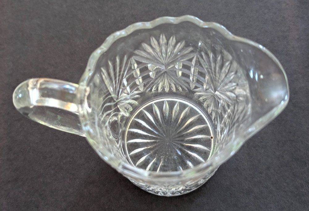 Heavy Glass Pitcher / Creamer