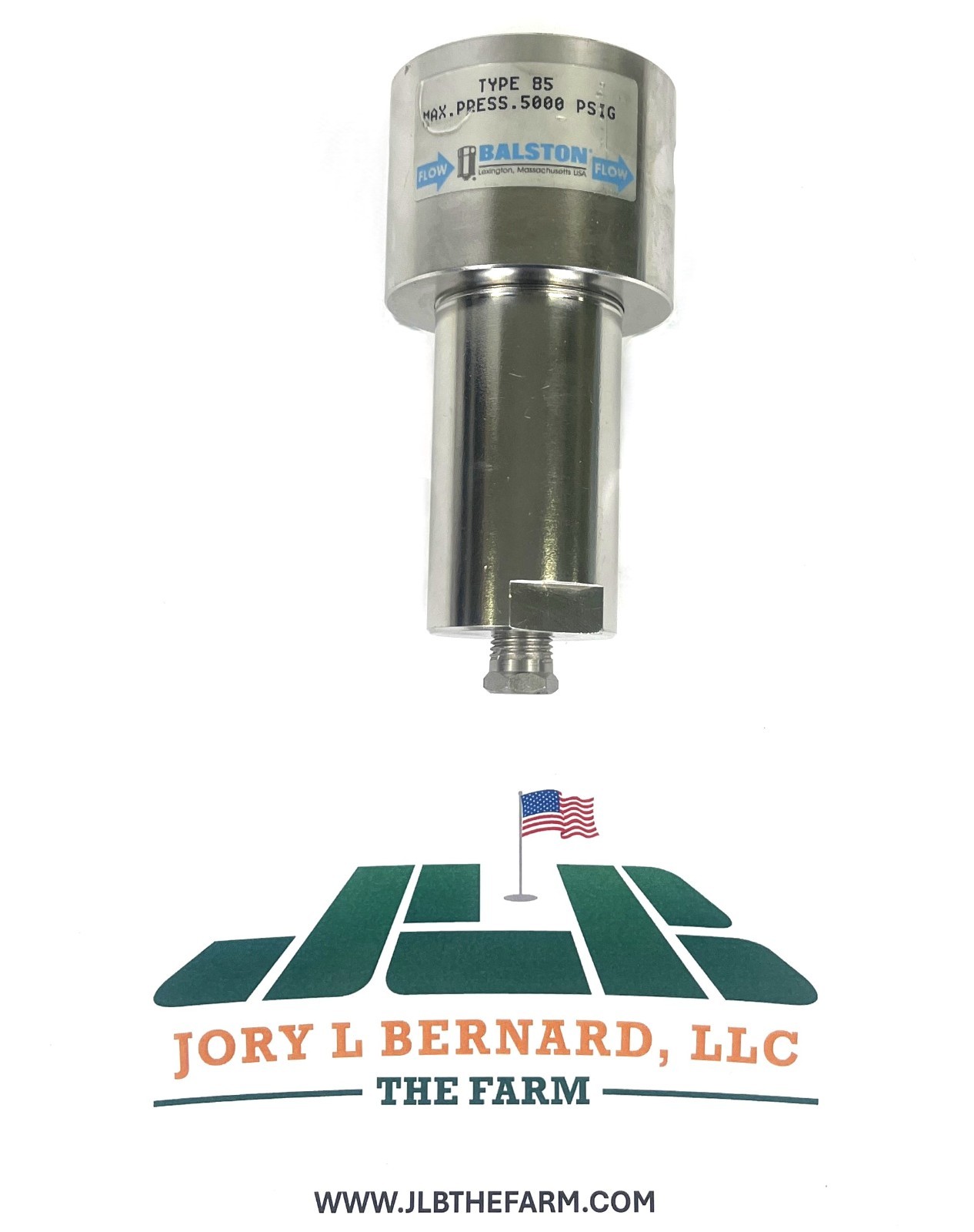 PARKER, BALSTON, TYPE 85, GAS SAMPLE FILTER HOUSING, 5000 PSIG, 1/4"NPT, SST NEW