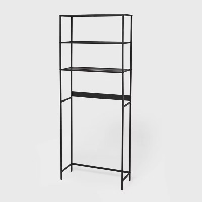 Over The Toilet Storage Brushed Nickel Metal - Brightroom