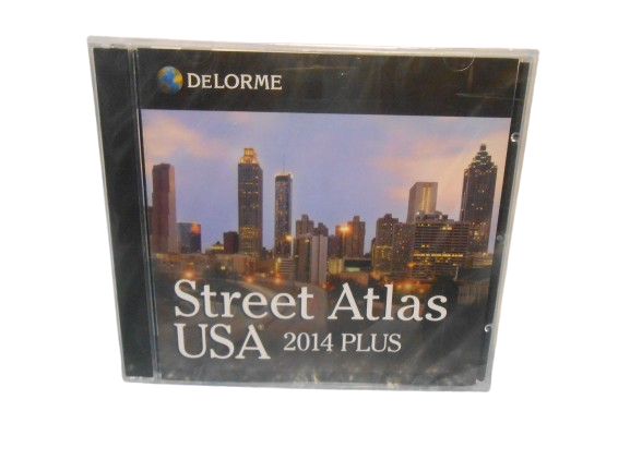 Delorme Street Atlas USA 2014 Plus Double Disc DVD 2 DVD ROM SET
