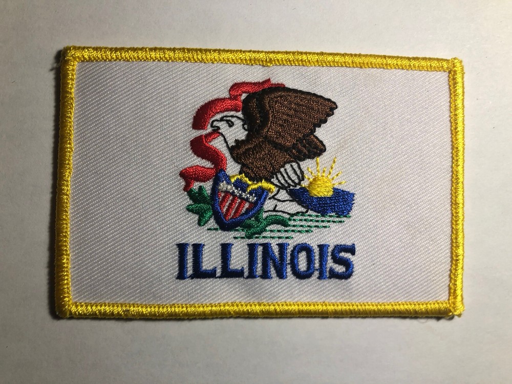 Illinois State Flag Patch