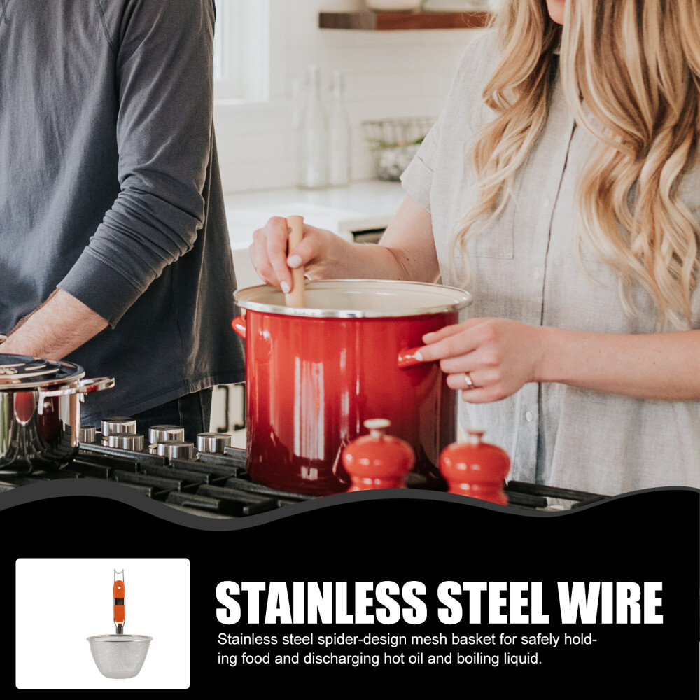 2Pcs Hot Vegetable Basket Stainless Steel Pasta Insert Filament