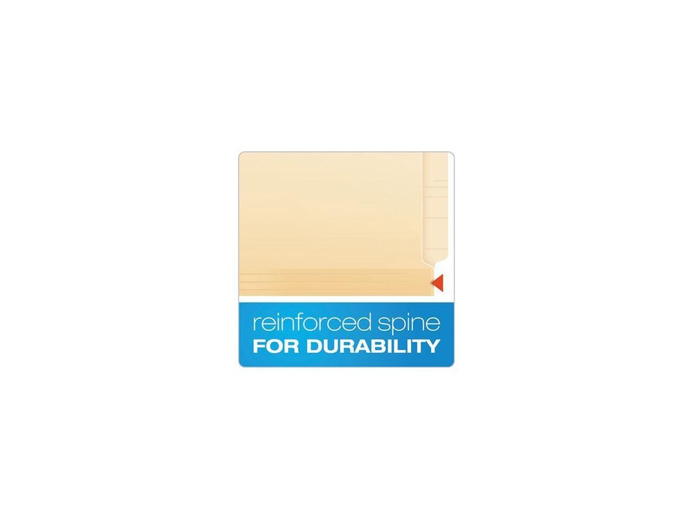 Pendaflex Folder,Ltr,11pt,Dbltb,Mla 11035
