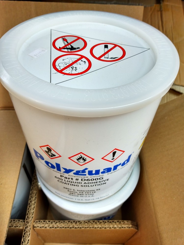 BOX OF 4 POLYGUARD 600 LIQUID ADHESIVE COATING SOLUTION PART# D600G