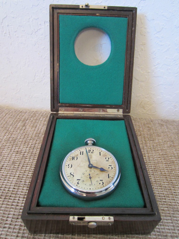 MARITIME, NAVIGATIONAL,"WALTHAM", CHRONOMETER
