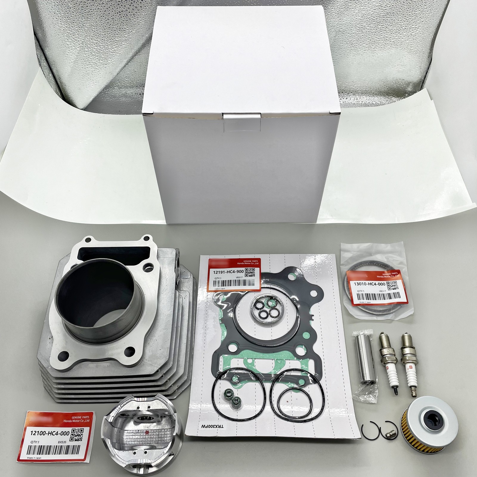 4x4 NEW Cylinder Piston Top End Kit For 1988 89-2000 Honda TRX 300 Fourtrax FW