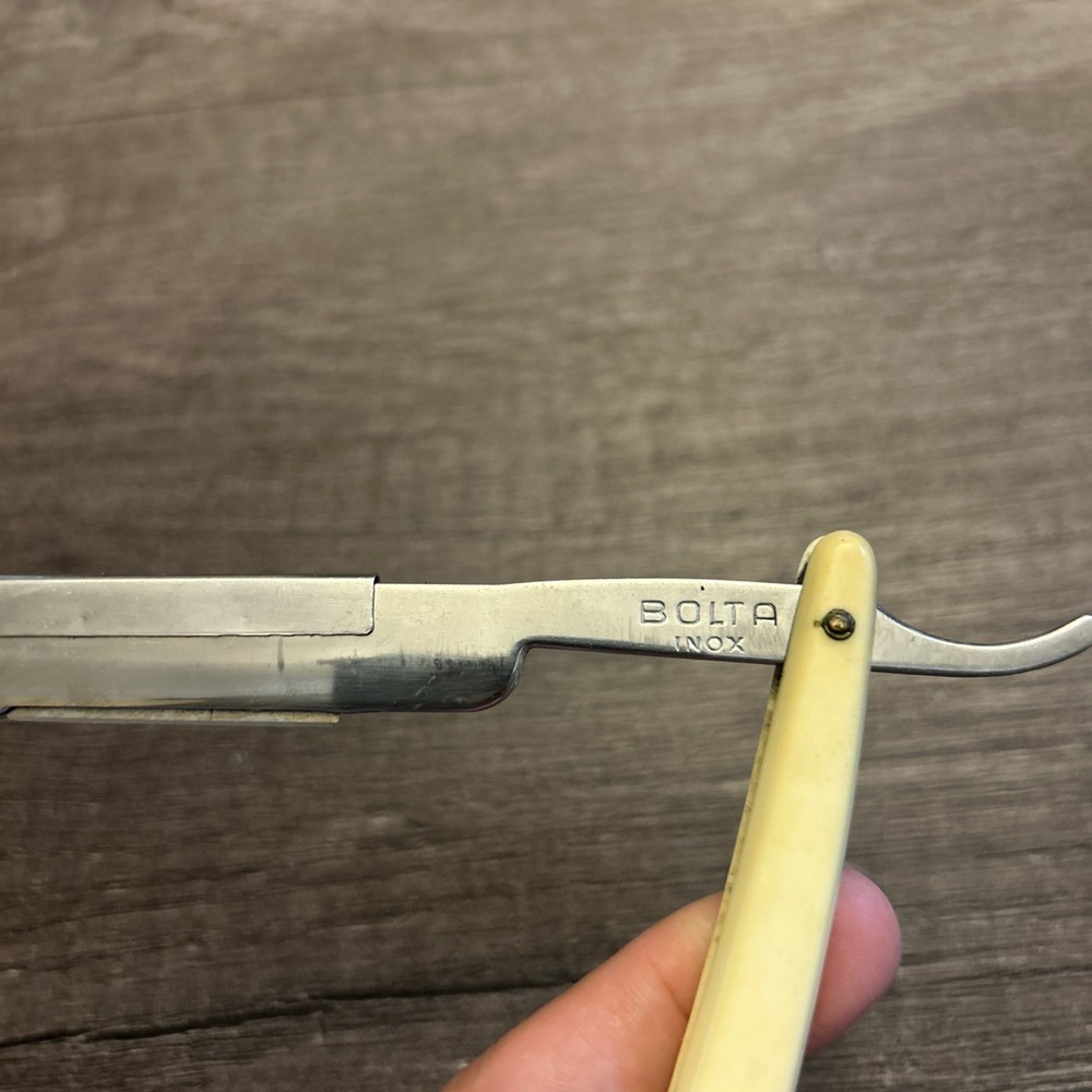 Vintage Bolta Inox Straight Razor