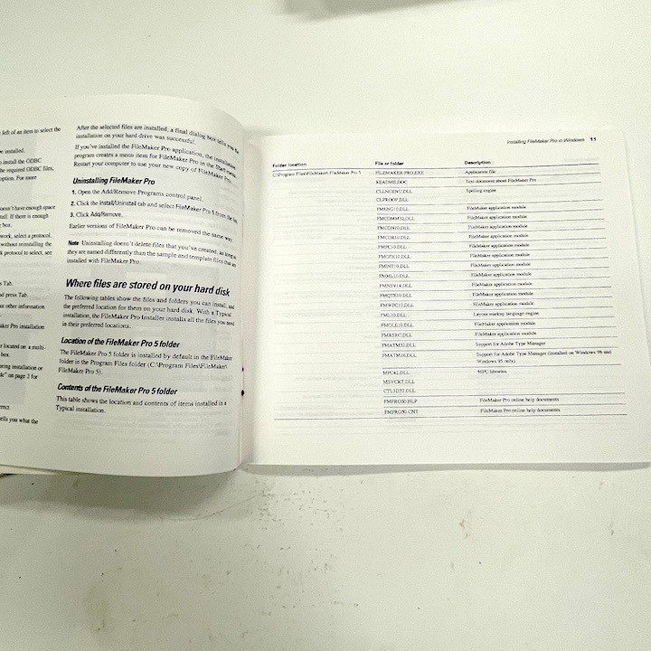 1999 FileMaker Pro 5.0 2 Book Set Windows and Macintosh Apple Computers