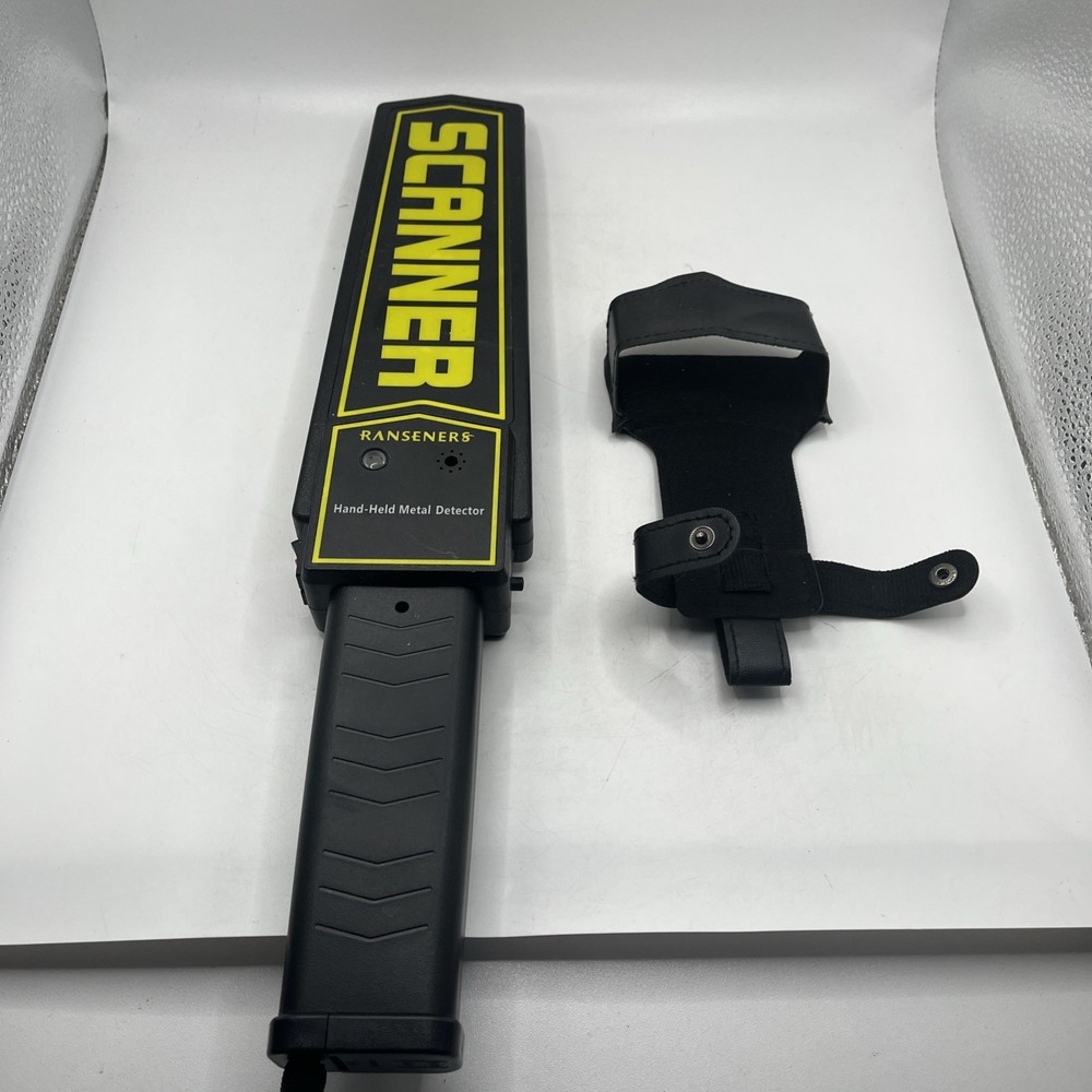 RANSENERS Handheld Metal Detector Scanner Security Wand EUC