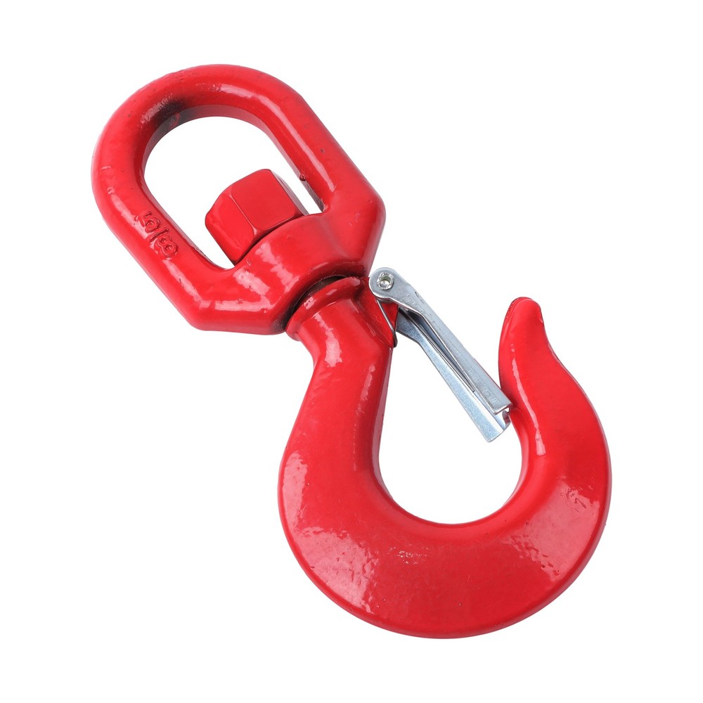 3 Ton 5/8" Locking Swivel Hook Grade 80 Lifting Hook Rigging with Latch