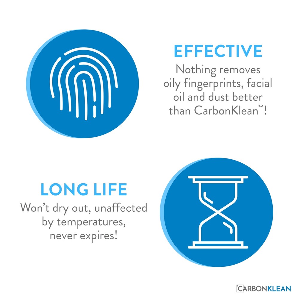 Carbon Klean ScreenKlean Tablet Screen Cleaner - Efficient and Durable Carbon