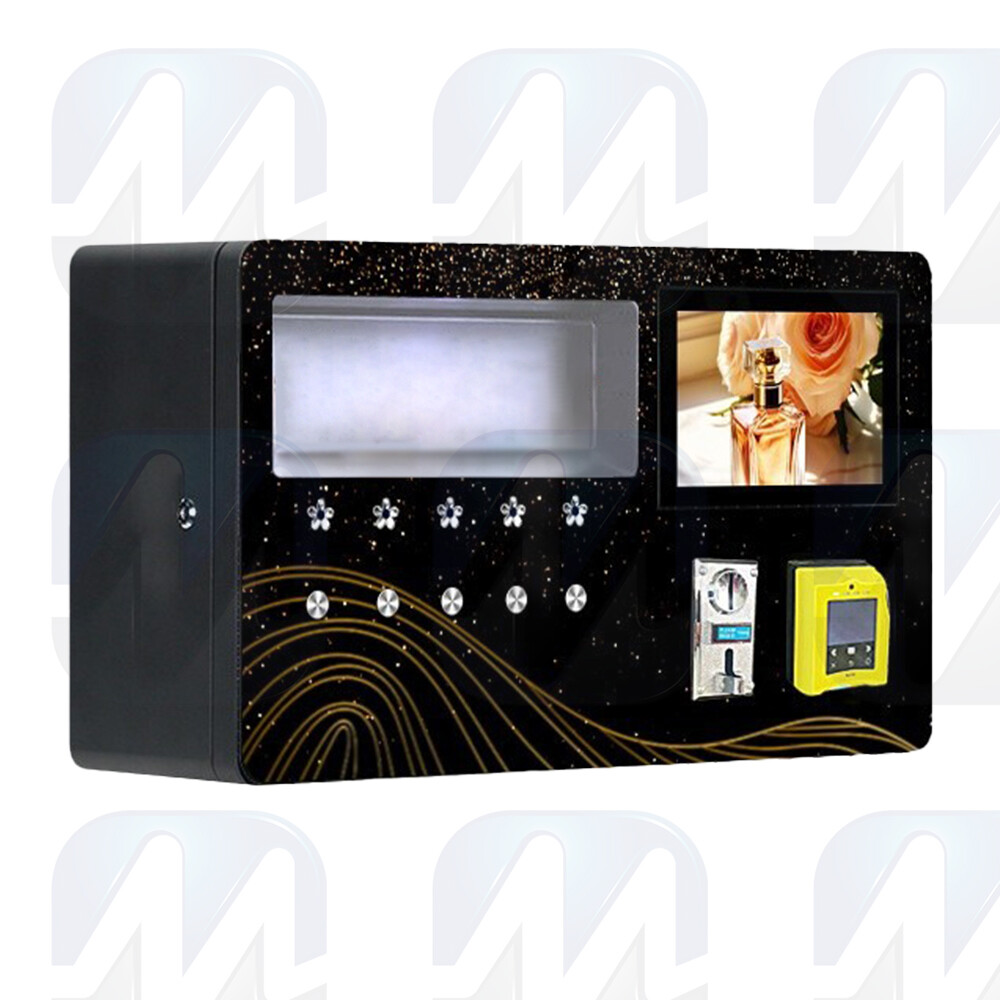 Wall Mounted Smart Operated Perfume Spray Vending Machine With Card Reader