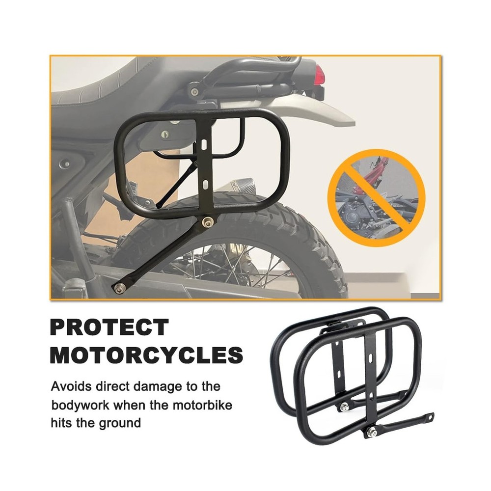Saddlebag Support Racks Motorcycle Side Racks Compatible with Royal Enfield H...