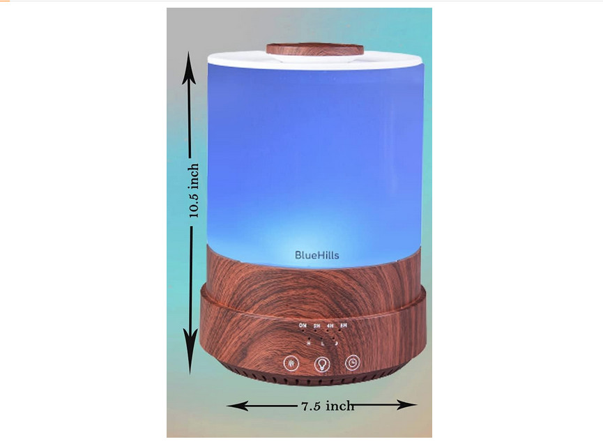 BlueHills Large Capacity 84 oz Water Diffuser - Essential Oils, Timer/Mist Setti