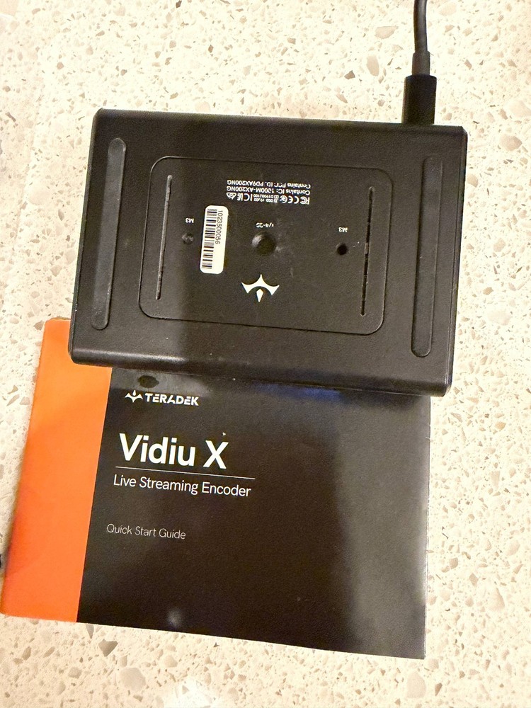 Teradek VidiU X HD Live Streaming Encoder - Good Condition w/ Accessories