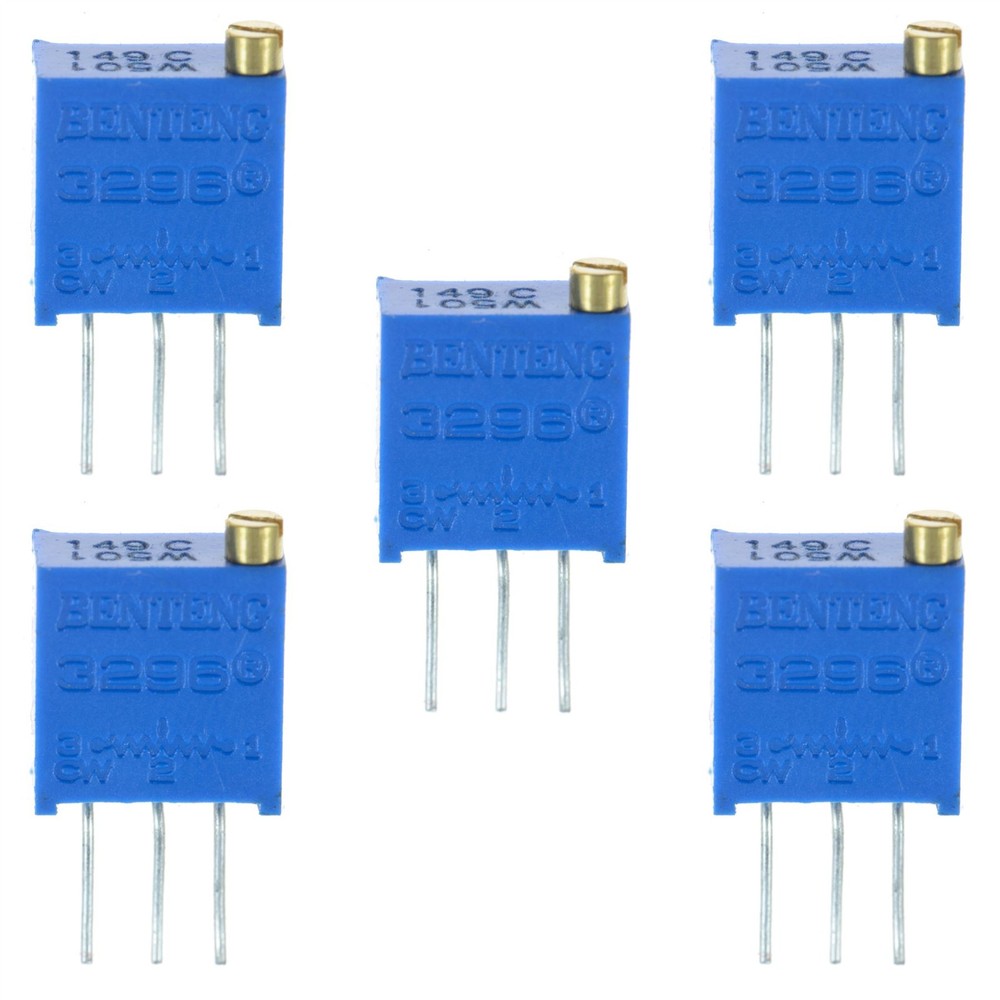 5 x 100k 3296 Multiturn Variable Potentiometer Trimmer Pot Resistor