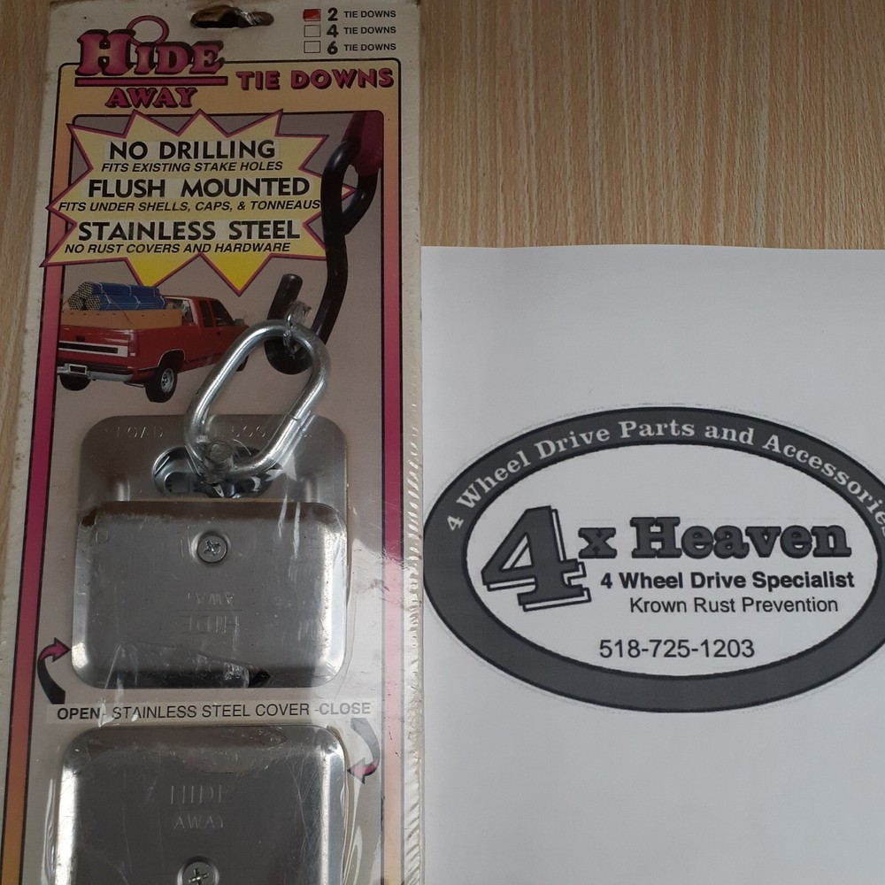 Hide Away Tie Downs