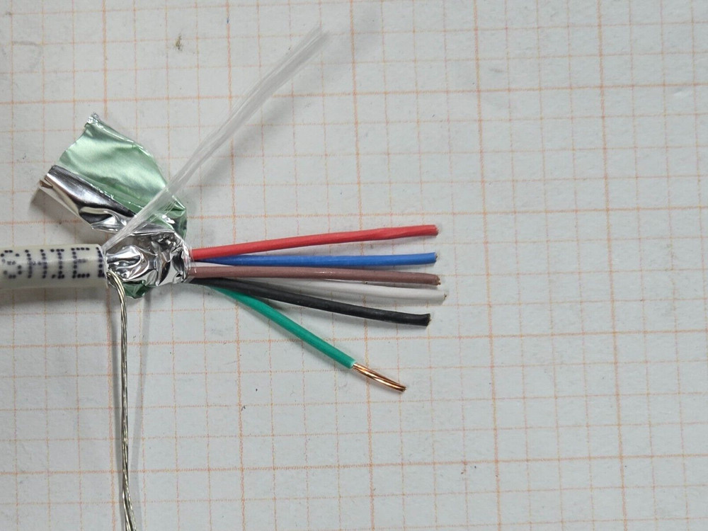 Southwire Genesis 3206 22/6C Shielded Plenum Control Cable CMP White /50ft