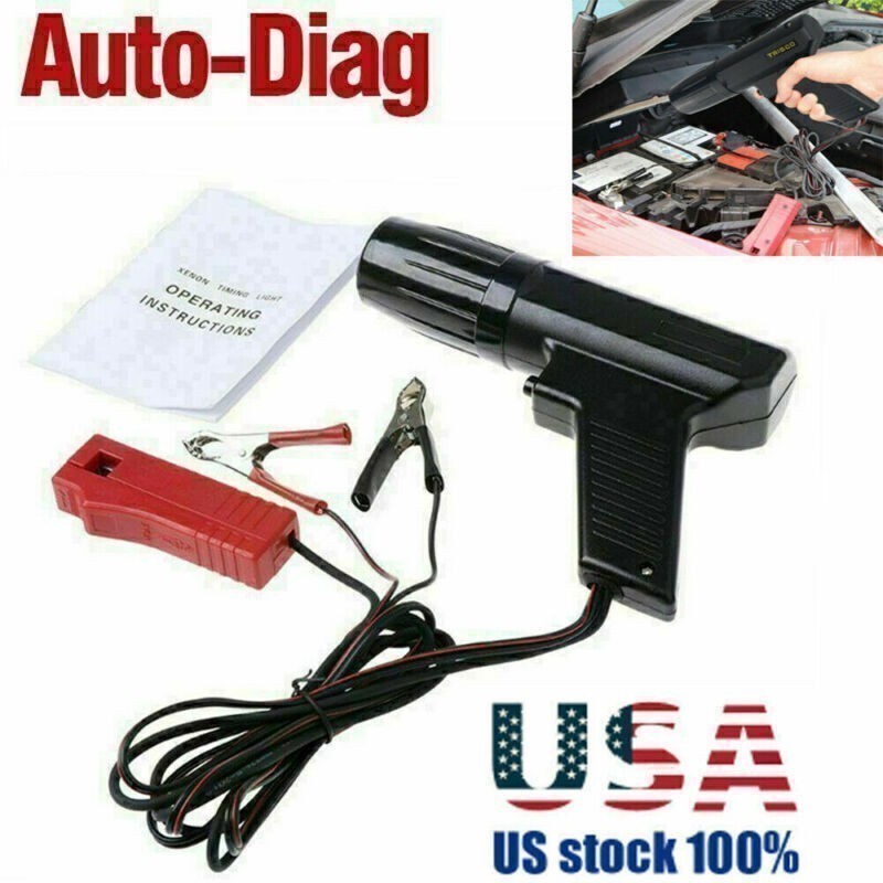 Engine Timing Light Tester Gas Petrol Diagnostic Testing Tool