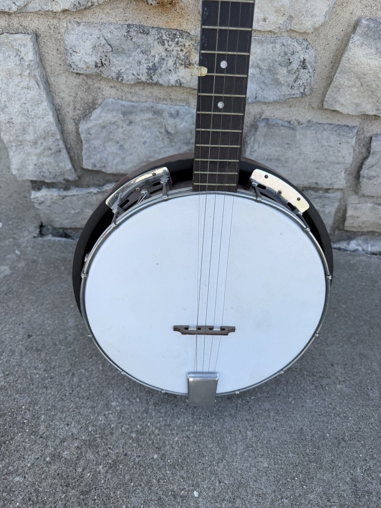 Vintage Hondo II Model HB 5A Five String Banjo With Case