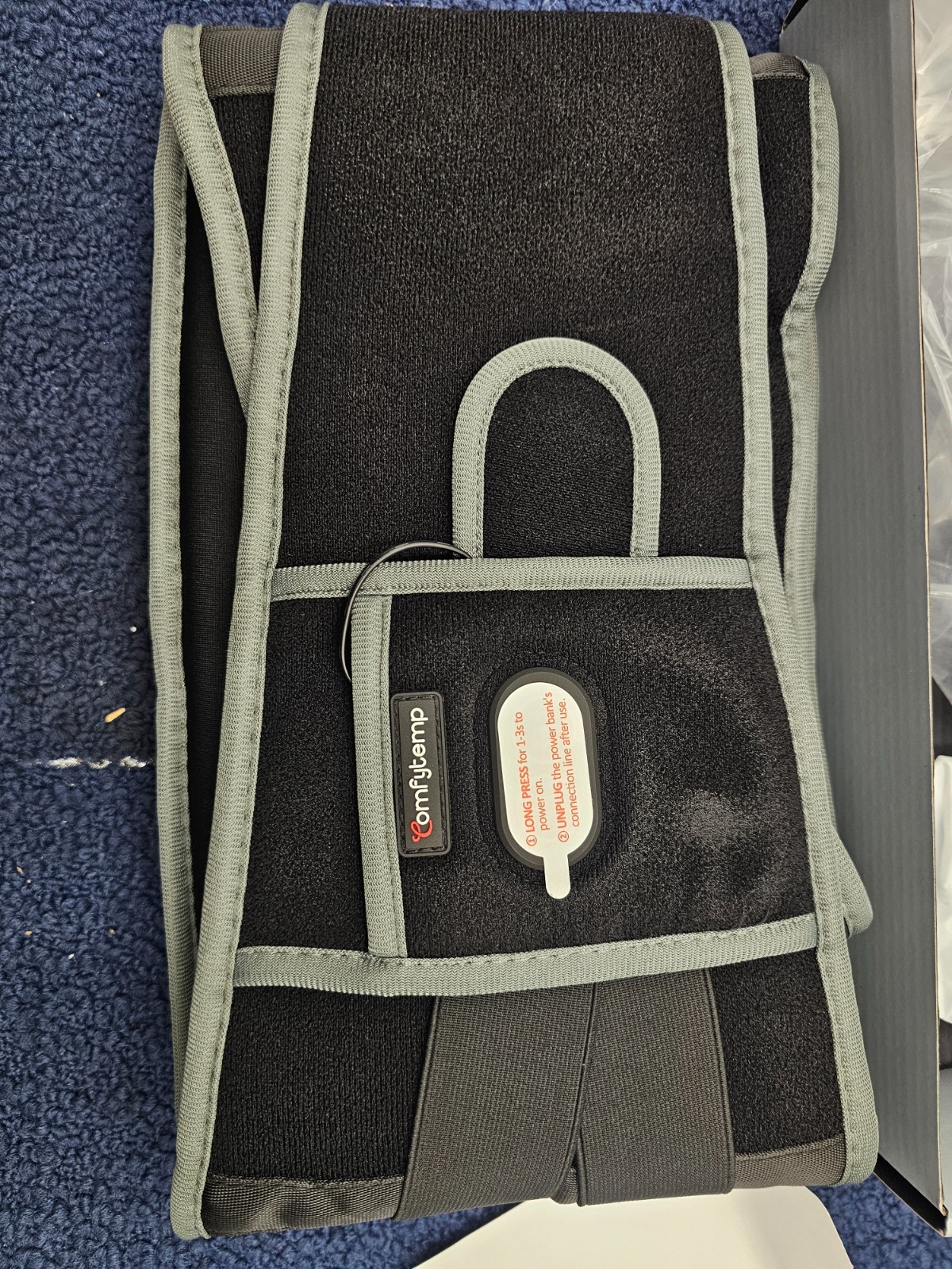 Comfytemp K9224 Cordless Heating Pad with Massager for Back Pain Relief