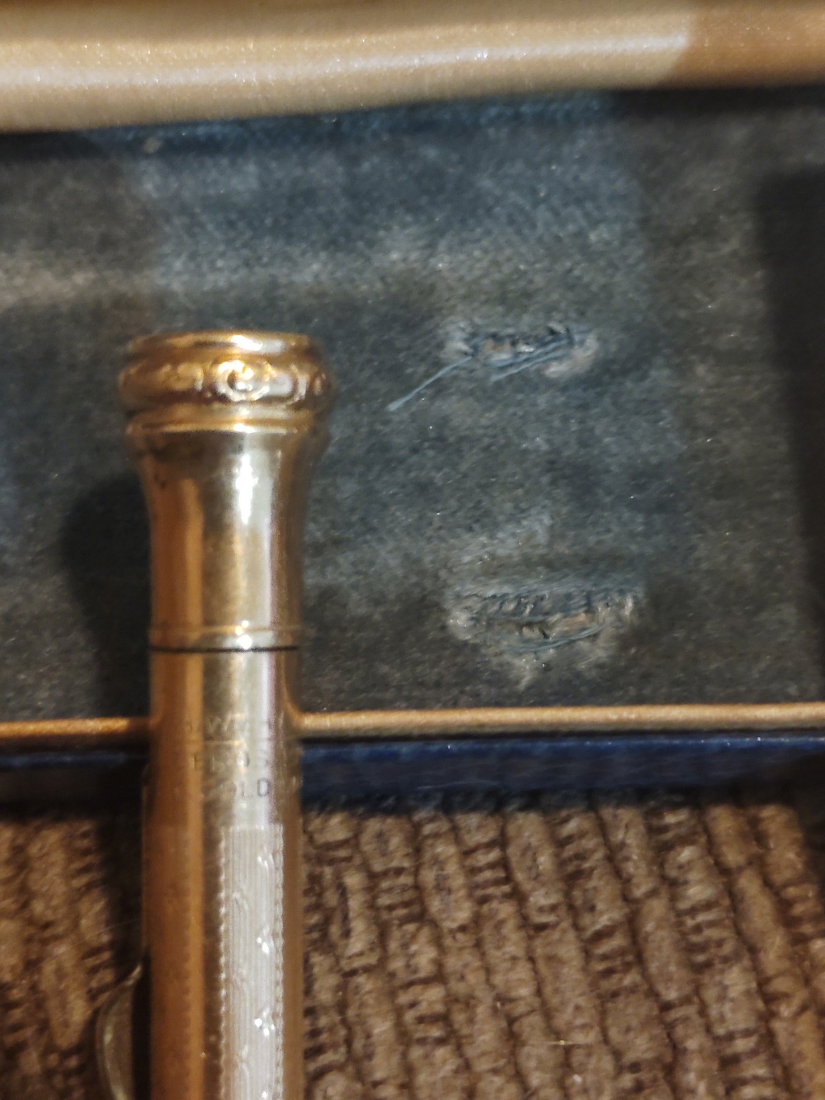 Manhattan Salz Bros Vintage 14k Gold Filled Pen Set