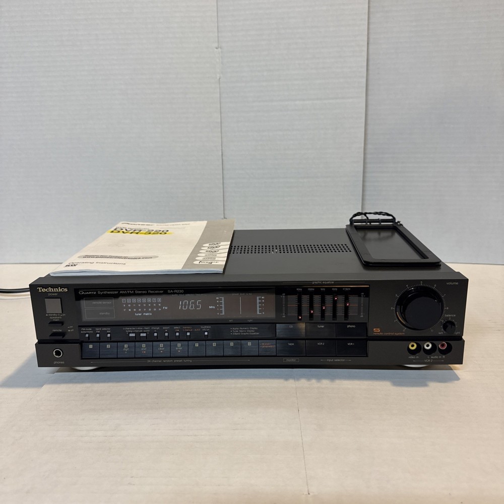 Technics SA-R230 Vintage Stereo Receiver TESTED WORKING