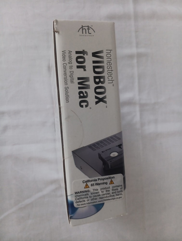Honestech Vidbox for Mac Analog to Digital Video Conversion Solution New