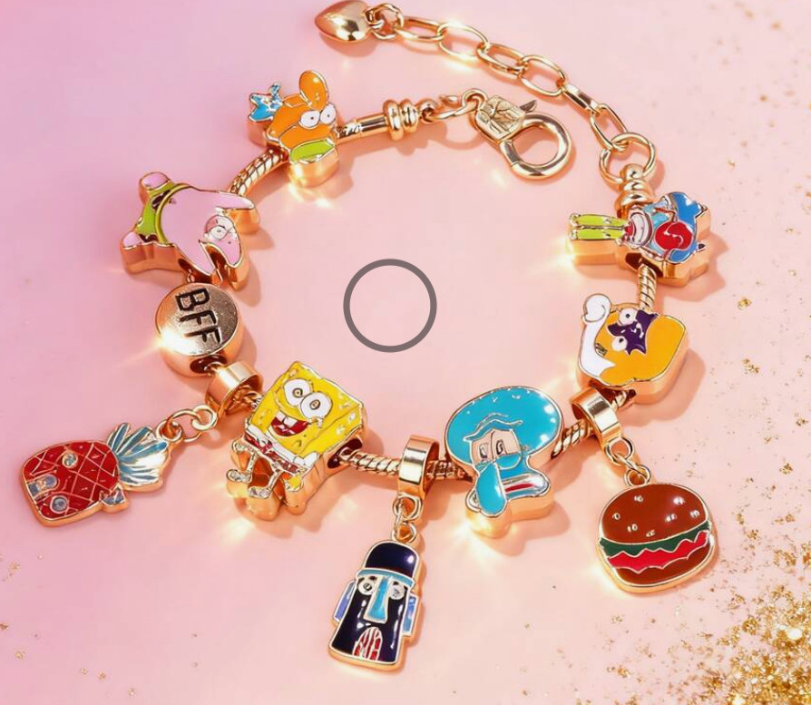 SPONGEBOB CHARM BRACELET